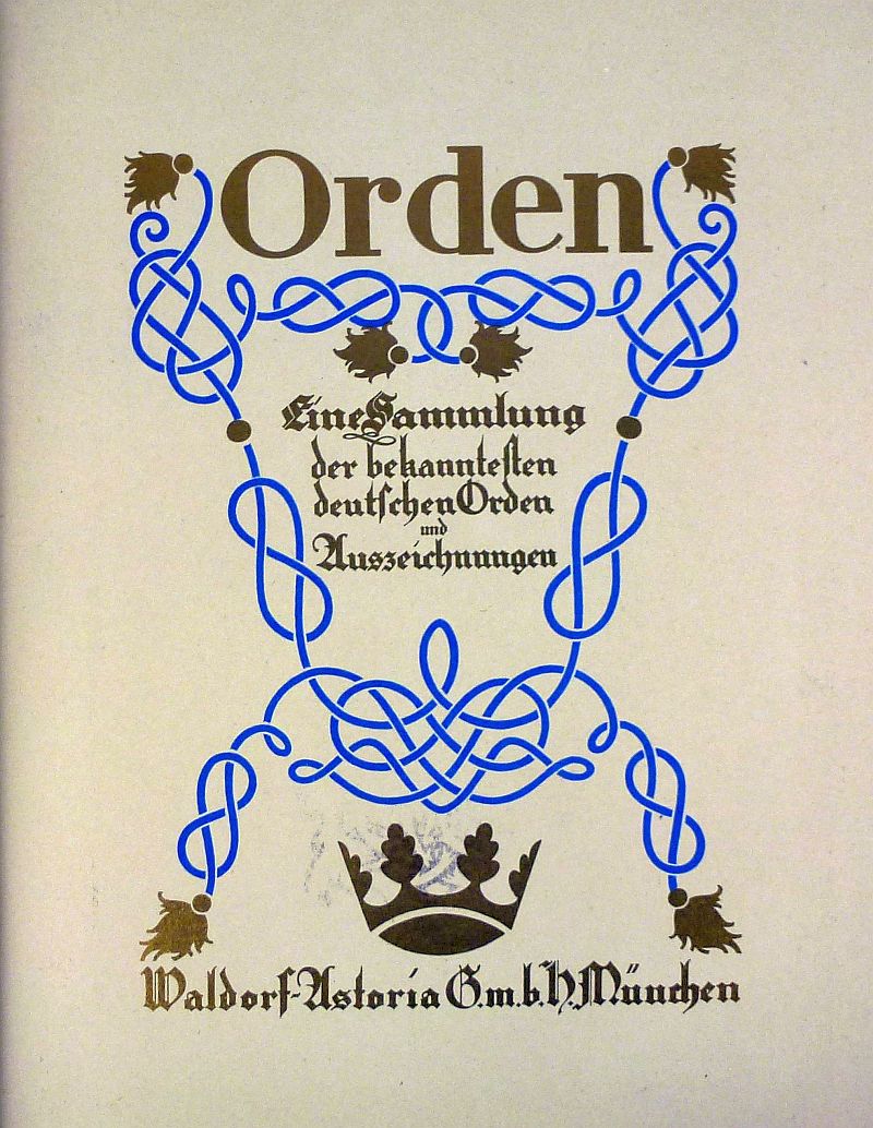 "Orden" Cigarette Card Album - Image 2