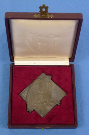 Cased 1944 Hitler Youth Prize Table Medal