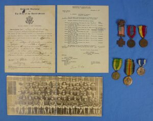 Spanish-American War and World War I Medals, Documents and Photograph Group