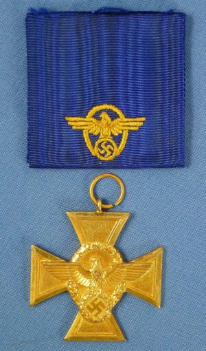 German WWII 25 Year Police Long Service Medal