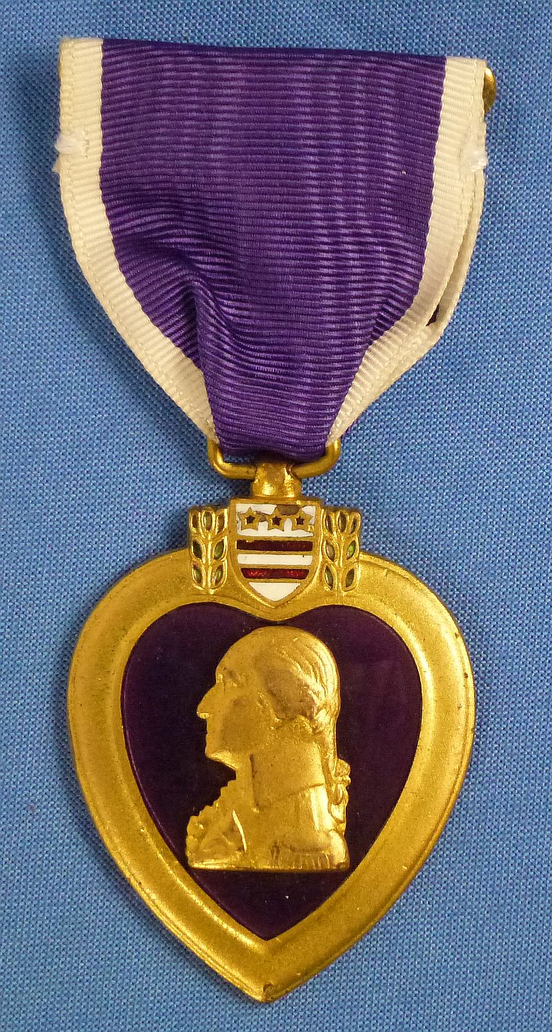 WWI and WWII Father and Son Purple Heart Medals Groups - Image 13