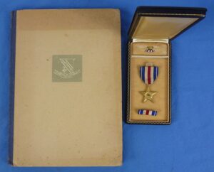 Named and Cased WWII Silver Star with Unit History