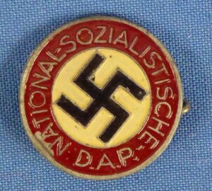 NSDAP Painted Party Member Badge RZM M1/186