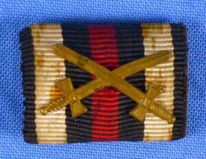 Hindenburg Front Fighter Honor Cross with Swords Ribbon Bar