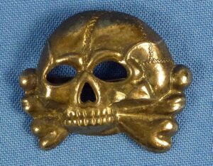 SS Kepi or Visor Cap "Danziger" Jawless Skull