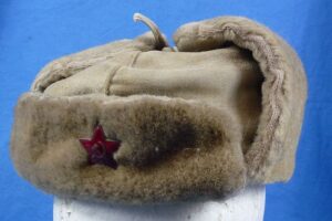 WWII Soviet EM/NCO Ushanka Cap