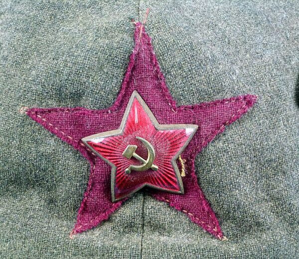 WWII Soviet NKVD Budyonovka Cap – Griffin Militaria