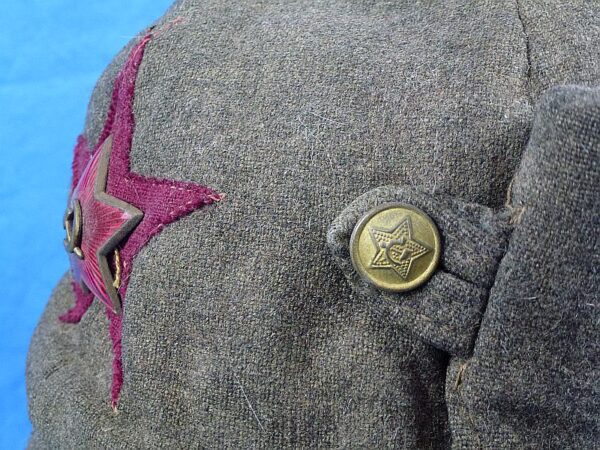 WWII Soviet NKVD Budyonovka Cap – Griffin Militaria