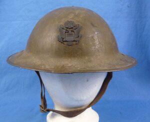 WWI British Brodie Helmet Worn by an American Officer