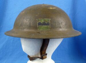 WWI Model 1917 Helmet with Painted 80th Division Insignia