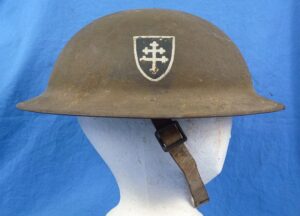 WWI Model 1917 Helmet with Painted 79th Division Insignia