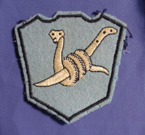 WWII 158th Infantry Regiment Bushmaster Patch on Felt