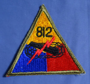 812th Armored Patch