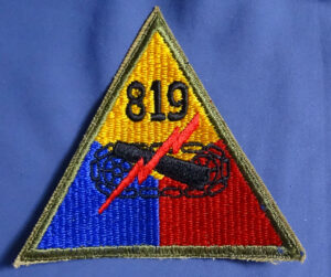 819th Armored Patch