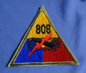 808th Armored Battalion Patch