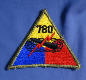 780th Amphibious Tractor Battalion Armored Patch