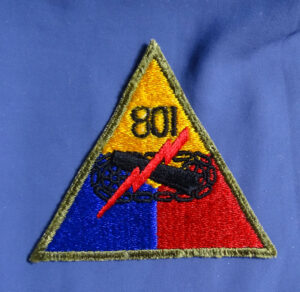 801st Armored Patch