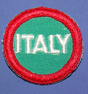 WWII Italian Prisoner Of War Cap Patch