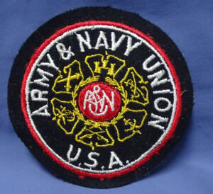 Army & Navy Union Veteran's Organization Patch