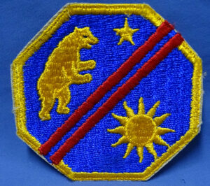 WWII California State Military Reserve/Guard Patch
