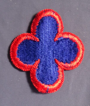 WWII 88th Infantry Division Artillery Patch Red Stitched Border