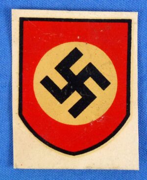 Orininal SS / Police Helmet Party Shield Decal