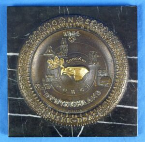 1934 NSKK/DDAC "2000 km durch Deutschland" Motoring Event Bronze Participation Plaque