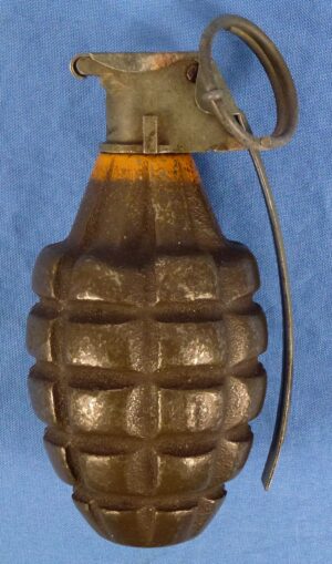 Inert WWII MK 2 High Explosive Fragmentation Grenade by American Fireworks Company