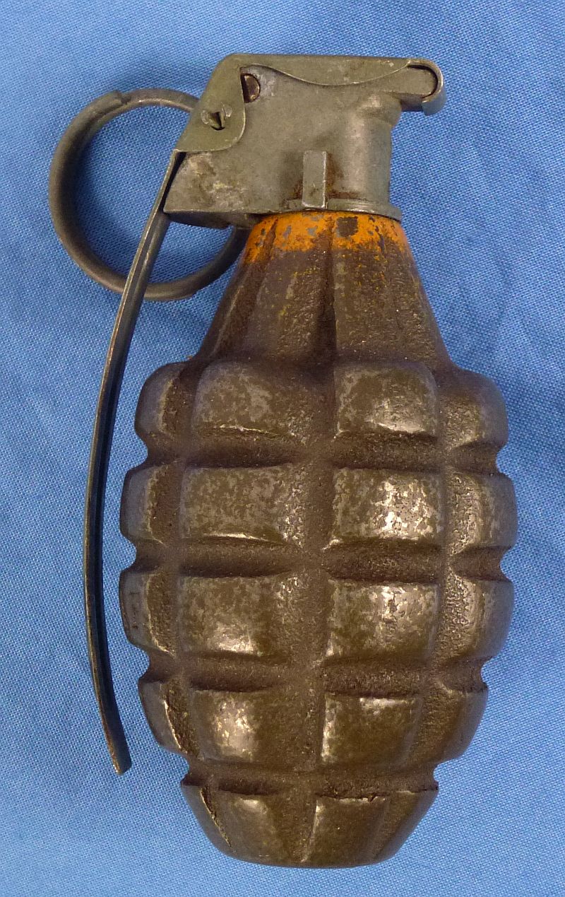 Inert WWII MK 2 High Explosive Fragmentation Grenade by American Fireworks Company - Image 2