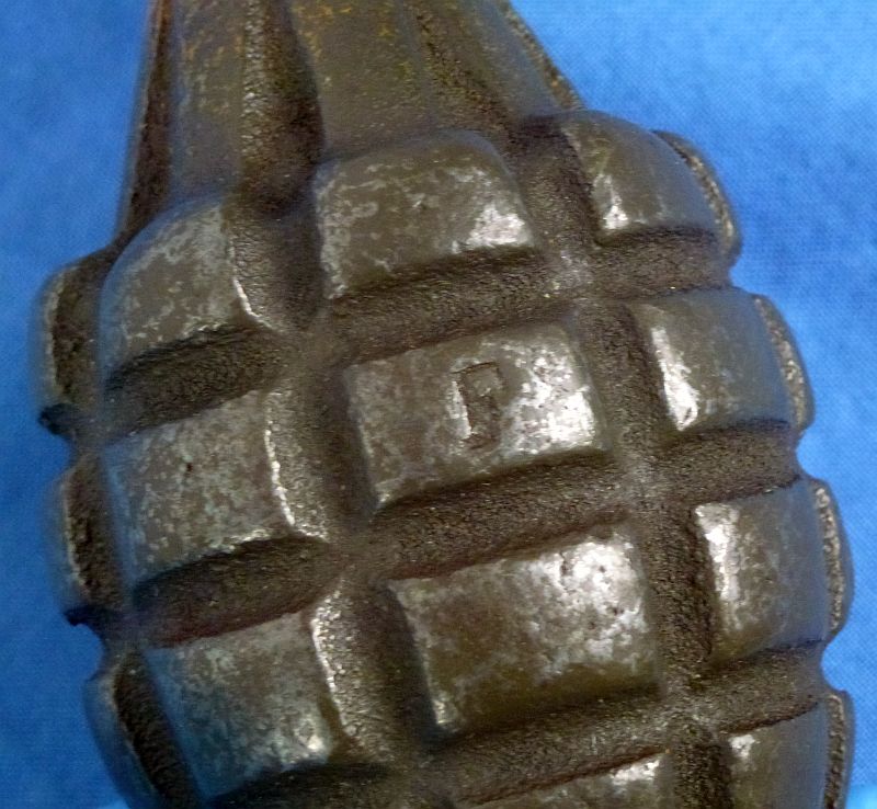 Inert WWII MK 2 High Explosive Fragmentation Grenade by American Fireworks Company - Image 5