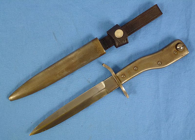 WWI German Crank Handle Trench Knife / Bayonet - Image 2
