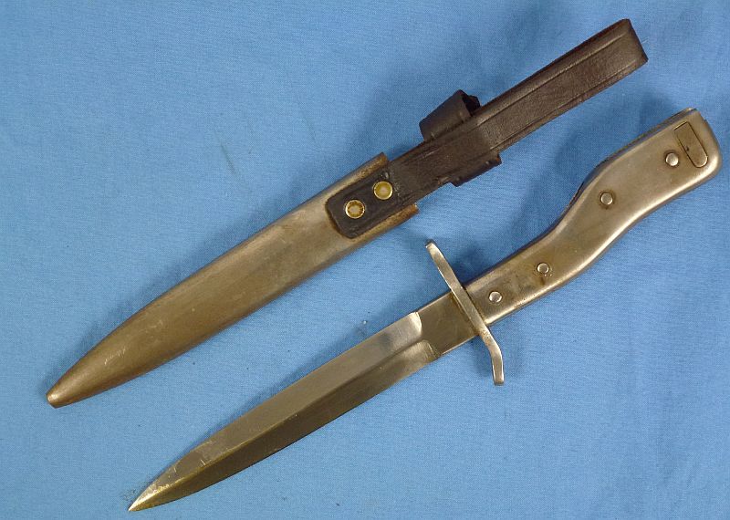 WWI German Crank Handle Trench Knife / Bayonet - Image 3