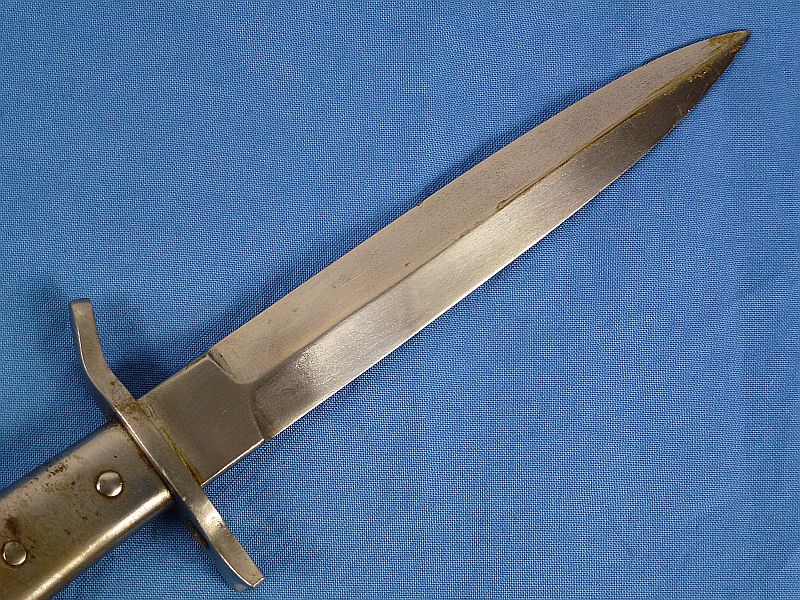 WWI German Crank Handle Trench Knife / Bayonet - Image 4