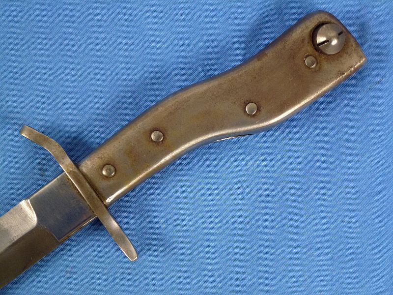 WWI German Crank Handle Trench Knife / Bayonet - Image 7