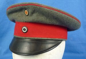 WWI Imperial Prussian Field Gray Visor Cap