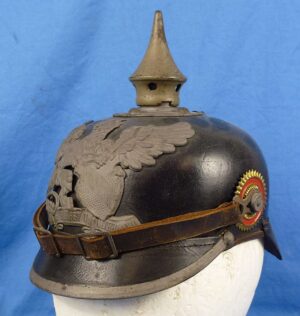 1916 Dated Imperial Baden EM/NCO Pickelhaube 111th (3rd Baden) Infantry Regiment "Margrave Ludwig William"