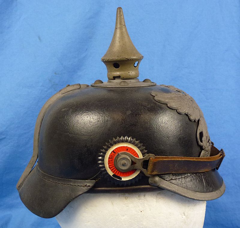 1916 Dated Imperial Baden EM/NCO Pickelhaube 111th (3rd Baden) Infantry Regiment "Margrave Ludwig William" - Image 3