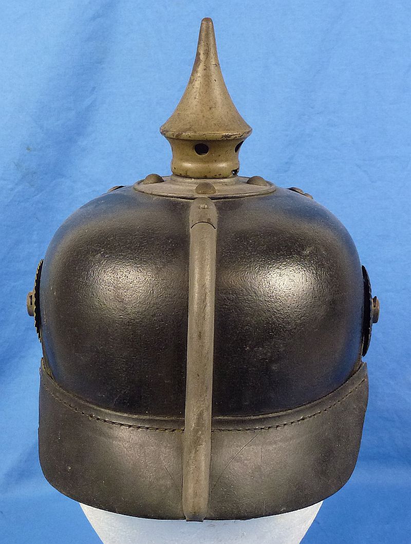 1916 Dated Imperial Baden EM/NCO Pickelhaube 111th (3rd Baden) Infantry Regiment "Margrave Ludwig William" - Image 4