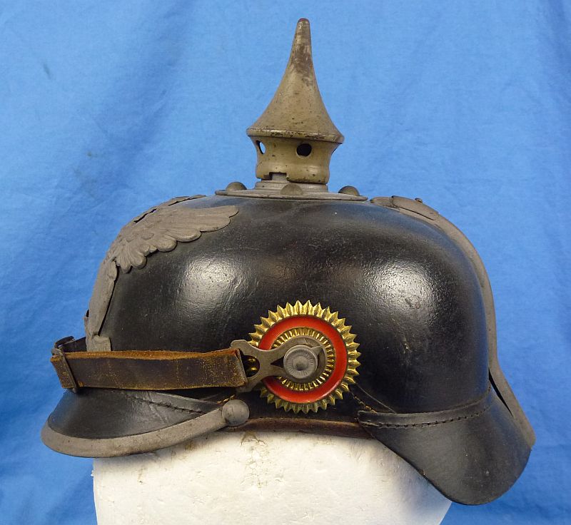 1916 Dated Imperial Baden EM/NCO Pickelhaube 111th (3rd Baden) Infantry Regiment "Margrave Ludwig William" - Image 5