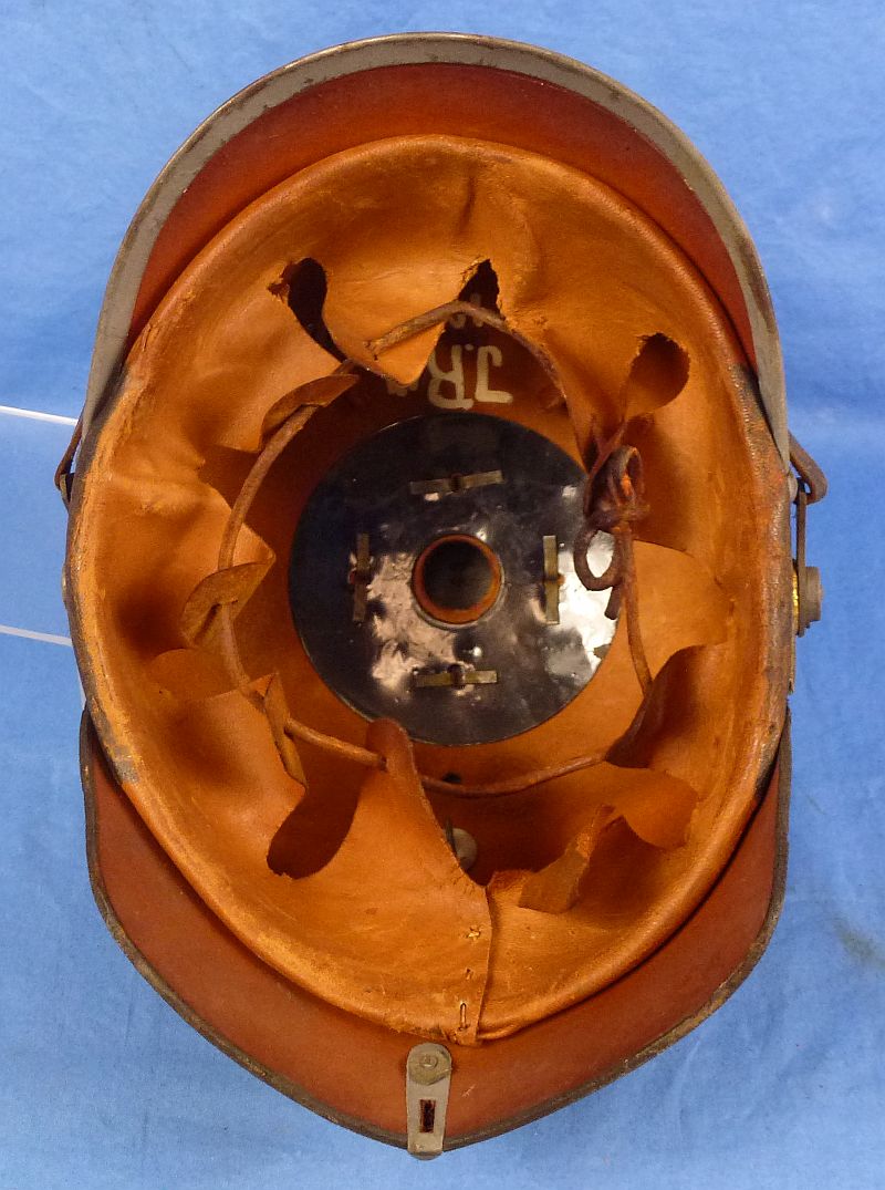 1916 Dated Imperial Baden EM/NCO Pickelhaube 111th (3rd Baden) Infantry Regiment "Margrave Ludwig William" - Image 6