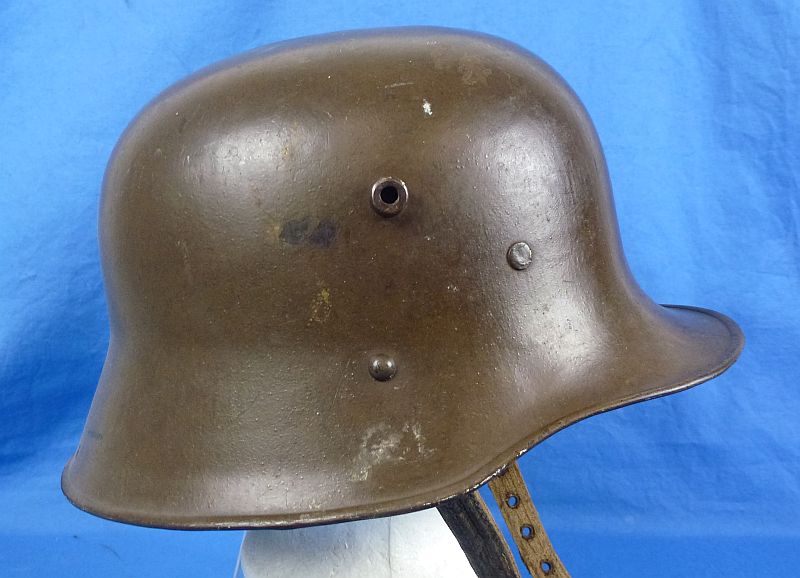 Named Austrian Model 1917 Combat Helmet by Bruder Gottlieb u. Brauchbar Brunn - Image 3