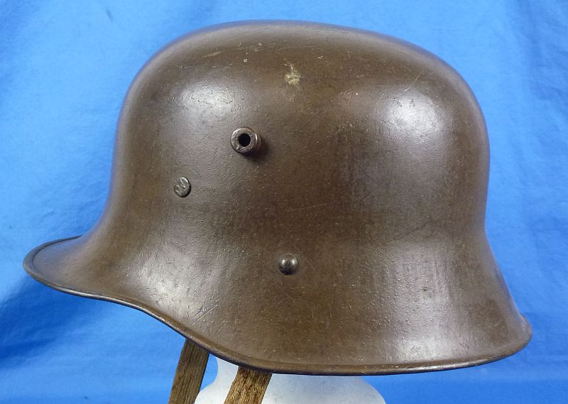 Named Austrian Model 1917 Combat Helmet by Bruder Gottlieb u. Brauchbar Brunn - Image 5