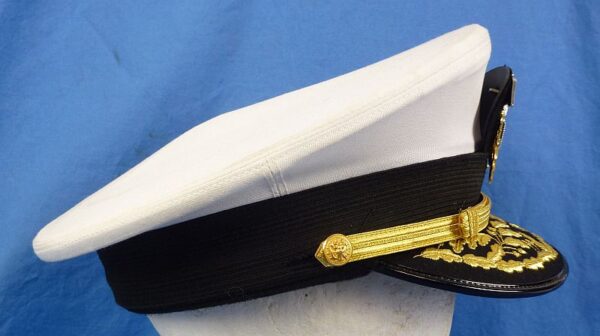 U.S. Navy Admiral’s Visor Cap by Bancroft – Griffin Militaria