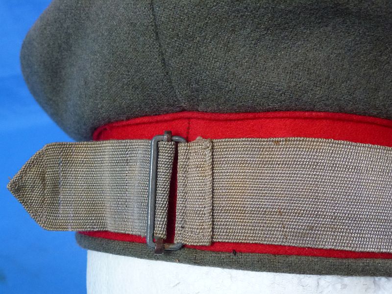 Named Imperial German Field Grey Visor Cap with Camouflage Cap Band - Image 6