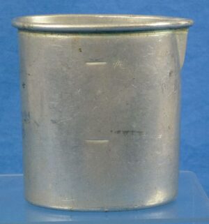 Unit Marked WWI First Pattern German Aluminum Drinking Cup