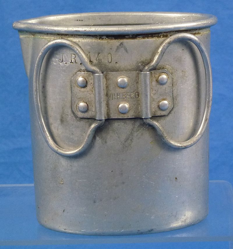 Unit Marked WWI First Pattern German Aluminum Drinking Cup - Image 2