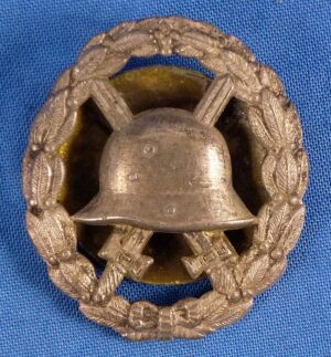 WWI Pierced Screw Back German Silver Wound Badge