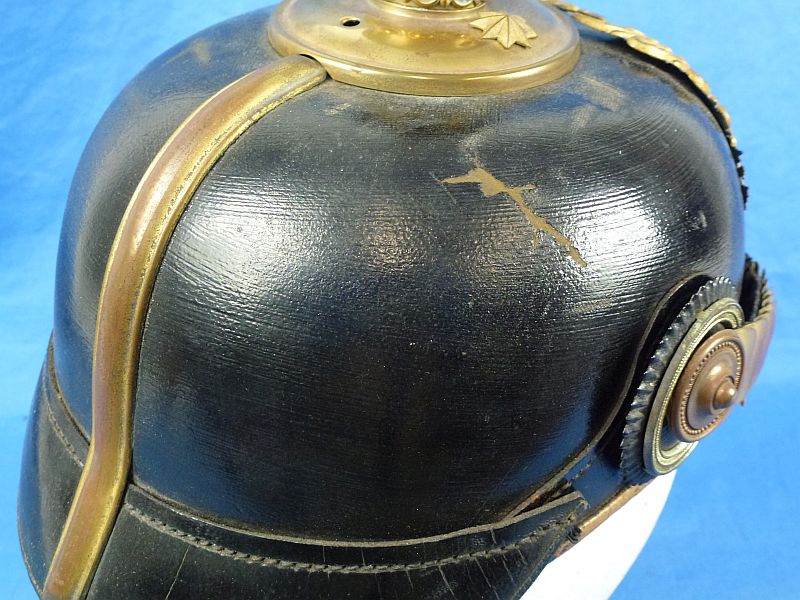 Imperial Prussian Reserve Officer Pickelhaube with Cloth Cover - Image 6