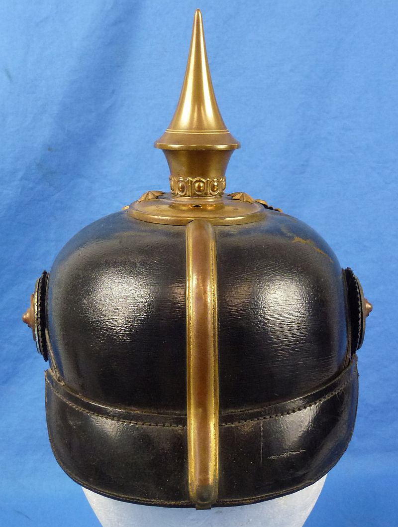Imperial Prussian Reserve Officer Pickelhaube with Cloth Cover - Image 7