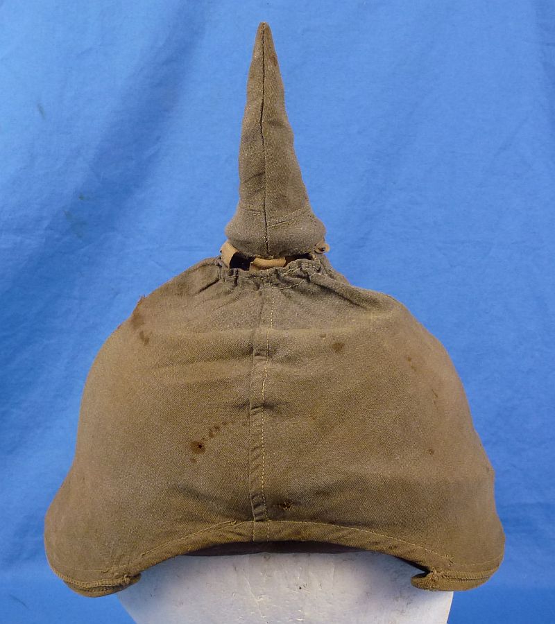 Imperial Prussian Reserve Officer Pickelhaube with Cloth Cover - Image 13